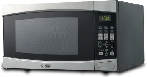 Miniatura 12 de Microondas Commercial Chef 1,3 pies cúbicos con 10 niveles de potencia, microondas con cerradura de puerta de tira, microondas de encimera de 1000W
