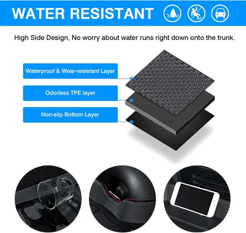 Miniatura 3 de Powerty Forro para maletero de carga para Toyota RAV4 2019-2024, 2025, protector de carga para todo tipo de clima, tapete de carga para camión