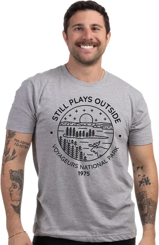 Miniatura 15 de Camiseta de senderismo Still Plays Outside Divertida camiseta para excursionista, camping, campista, al aire libre, hombres y mujeres