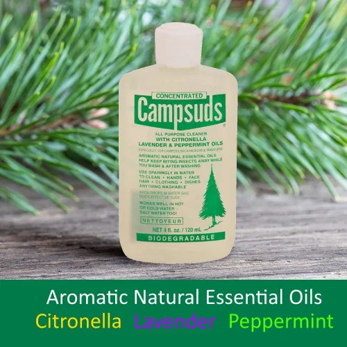 Miniatura 2 de Sierra Dawn Campsuds Biodegradable Camping Soap with Insect Deterrent Citronella, Lavender, Peppermint Oils - Camp Dish Soap, Shampoo, Body Wash