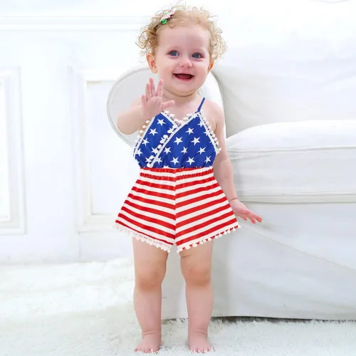 Miniatura 16 de UNICOMIDEA 6M-3T Traje sin espalda para bebé niña traje mameluco con diadema