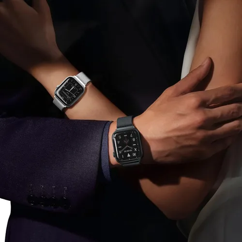 Miniatura 7 de BELONGME Paquete de 3 correas de malla en bucle compatibles con Apple Watch para mujeres y hombres 40mm 41mm 38mm 42mm 44mm 45mm 49mm 46mm Series 11