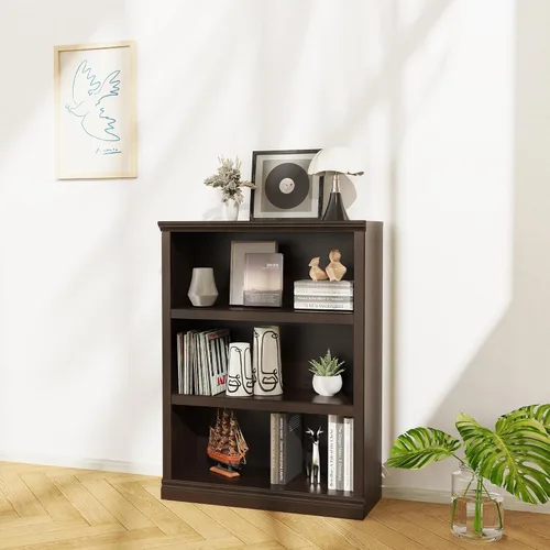 Miniatura 2 de Bevfint - Estantería alta de 43 pulgadas, estantería de 3 niveles con almacenamiento abierto, 33 pulgadas de ancho, mueble de interior de pie