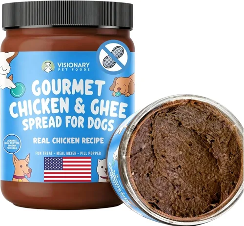 Miniatura 12 de Visionary Pet Foods Cordero y carne seca para untar – Premio saludable para perros – Alternativa a la mantequilla de maní para perros, sin xilitol
