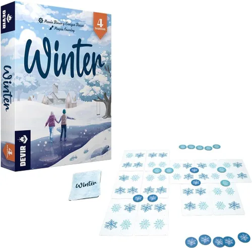 Miniatura 8 de Devir - Juego de mesa de invierno, juego de estrategia abstracta con control de área y colocación de cartas, juego de duelo para 2 jugadores