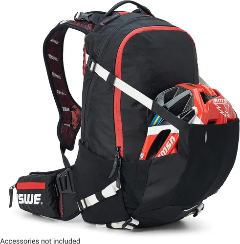Miniatura 6 de USWE Flow 16L - Mochila con protector de espalda, para bicicleta, Mountainbike, MTB y E-MTB, negro
