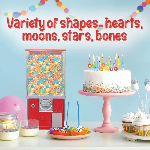 Miniatura 3 de Wee Winkers - 5 libras de caramelos a granel para máquina de dulces, el relleno perfecto para tu máquina de chicles, formas variadas con sabor a