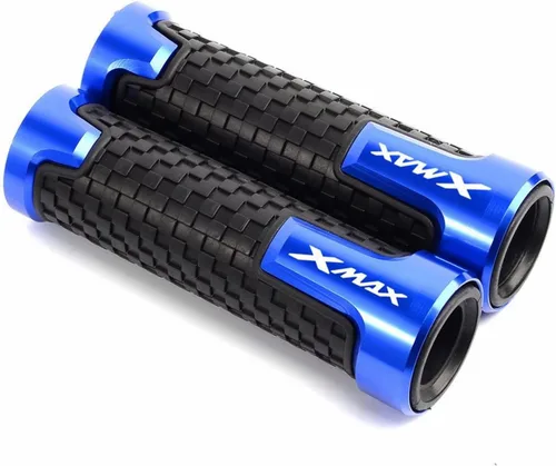 Miniatura 3 de Motorcycle Handlebar with Logo Xmax Motorcycle Handle Grip Ends Handlebar Grips for Yamaha Xmax300 X-max 300 2017 2018 2019 2020 Motorbike Handlebar