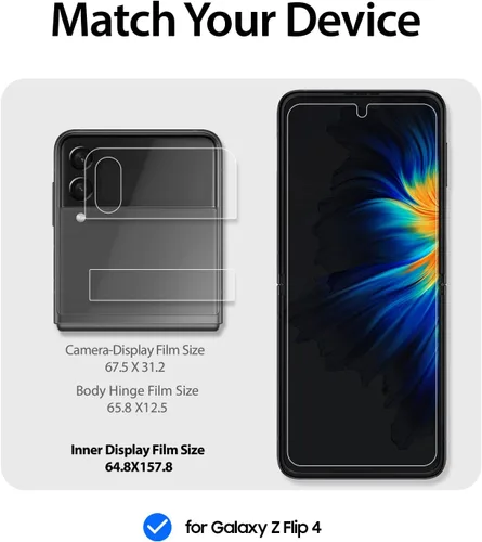 Miniatura 2 de DOME GLASS Whitestone GEN - Protector de pantalla de película plegable de alta calidad, cubierta de bisagra incluida, protector de pantalla
