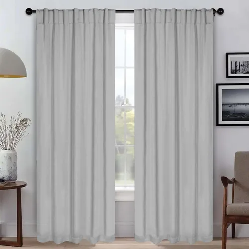 Miniatura 14 de BLUENILEMILLS Paneles de cortinas opacas para oscurecer la habitación con bolsillo para barra/pestañas traseras, cortinas perfectas para ventanas