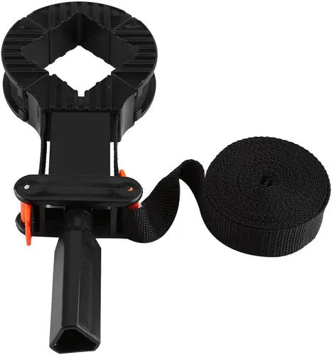 Miniatura 8 de Abrazaderas largas para pegar sillas E11 Abrazadera de cinturón dentada Abrazadera de esquina ajustable multifunción con abrazadera de correa de 4