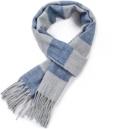 Miniatura 133 de Alpine Swiss Bufanda a cuadros para hombre, ultra suave, chal de invierno, cálido, ligero, para clima frío