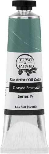 Miniatura 186 de Tusc & Pine Pintura al óleo Artist – Alizarin Crimson, 1.4 fl oz, sin amarilleo, consistencia rica y cremosa, carga máxima de pigmento, pinturas al