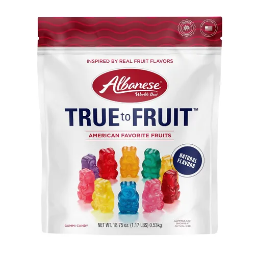 Miniatura 17 de Albanese Ultimate 8 Flavor Gummi Bears, ositos de goma de 8 sabores, 2.5 oz, 12