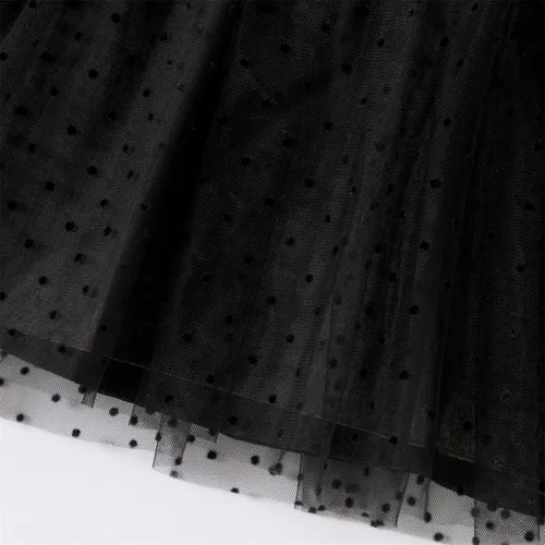 Miniatura 5 de Vestido de princesa 100 % algodón sin mangas tutú vestido de verano para niñas pequeñas, vestido de malla con volantes 3M-3Y
