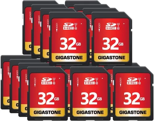Miniatura 10 de GIGASTONE Tarjeta SD de 8 GB, paquete de 2 tarjetas de memoria UHS-I U1 clase 10 SDHC, videocámara digital Full HD Kodak Olympus, con 2 mini fundas