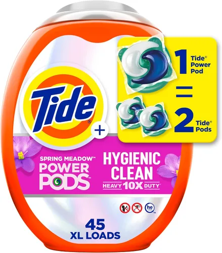 Miniatura 19 de Tide Hygienic Clean Heavy 10x Duty Power PODS - Paquete de detergente para ropa, original, 25 unidades, para suciedad visible e invisible