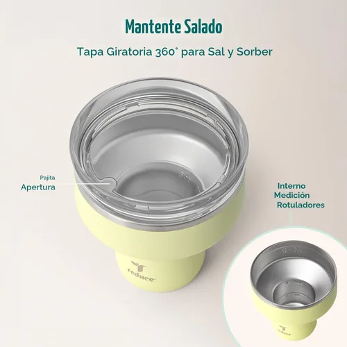 Miniatura 5 de Reduce Saltini - Vaso de cóctel de 16 onzas, vaso aislado de margarita con tapa, mantiene las bebidas frías durante 10 horas, alternativa al vaso