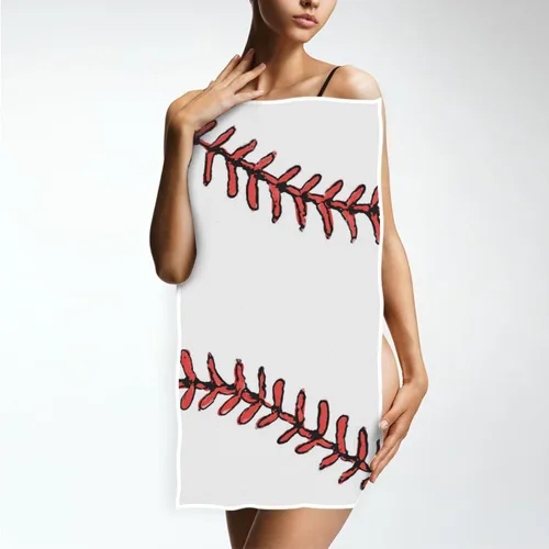 Miniatura 5 de Wamika Toallas de mano de béisbol, toalla deportiva de encaje, toalla suave y fina para invitados, paños de cocina portátiles, paños de cocina