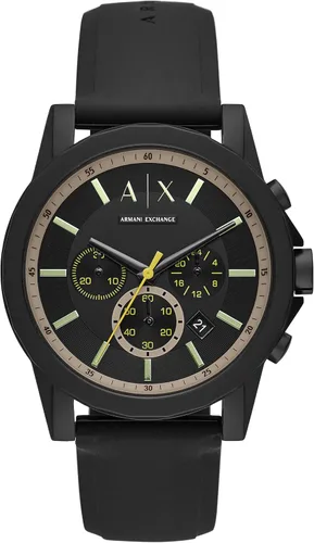 Miniatura 17 de Reloj cronógrafo Armani Exchange AX para hombre con correa de cuero, acero inoxidable o silicona