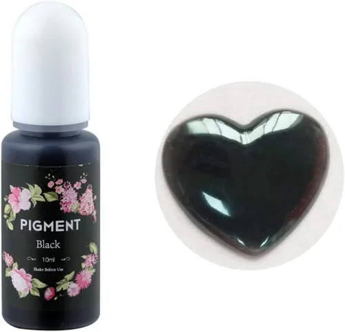 Mezcla de resina epoxi UV de 0.3 fl oz, pigmento líquido, pigmento de resina colorante, secado rápido, manualidades, herramientas de fabricación de