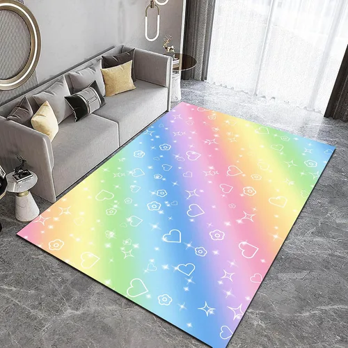 Miniatura 11 de Tapete de 2 x 3 pies con lazo rosa, bonito tapete de coqueta con moño, moderno y estético, tapete pequeño lavable para entrada, patio, dormitorio