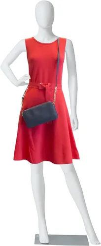 Kinfant Maniquí de cuerpo completo para mujer, soporte de maniquí desmontable con base de metal, modelo de vestido ajustable para tienda de moda,