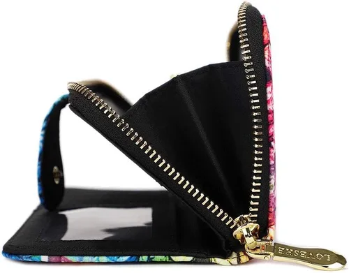 Miniatura 110 de Cartera de mano para mujer, estilo bohemio, con RFID, elegante, espaciosa con correa para viajes, capacidad para tarjetas, teléfono, dinero