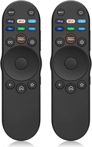 Paquete de 2 controles remotos universales para Vizio Smart TV XRT270 XRT260 XRT140 XRT136 XRT122 D/E/PX/P/M/V/S Series OLED FHD 4K QLED UHD