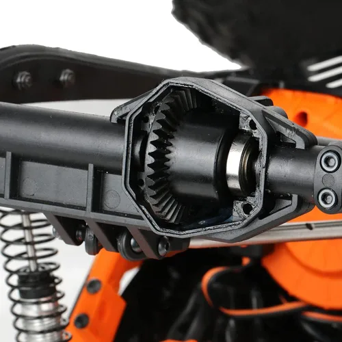 Miniatura 4 de KYX Carreras de acero endurecido engranaje cónico conjunto de ejes delanteros y traseros actualizaciones piezas accesorios para 1/10 RC coche axial