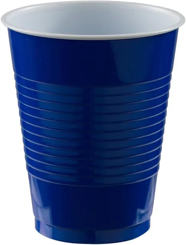 Miniatura 12 de Amscan Vasos de plástico color rojo manzana prémium (18 onzas), 50 unidades, apilables, resistentes y ecológicos, color vibrante y máxima durabilidad