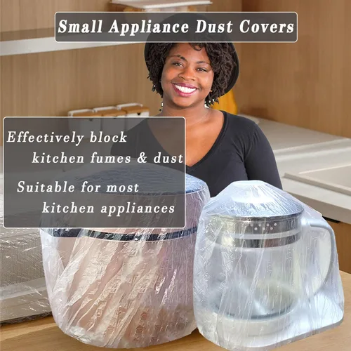 Miniatura 2 de STAYWILD 30 piezas de cubiertas protectoras para polvo de pequeños electrodomésticos de cocina, cubiertas desechables de plástico engrosadas