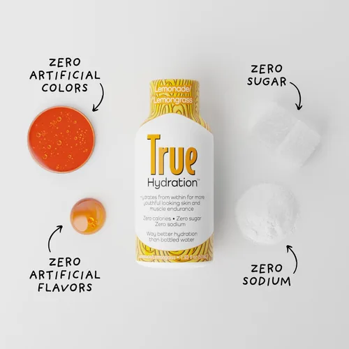 Miniatura 8 de True Hydration Shots Lemonade - Agua de limonada, paquete de 12 unidades de 1.93 onzas líquidas, electrolitos, aminoácidos, cero azúcar, cero sodio