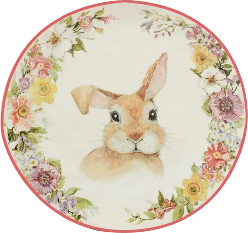 Miniatura 5 de Certified International Easter Garden - Plato de postre/ensalada de 8.5 pulgadas, juego de 4 diseños surtidos, multicolor
