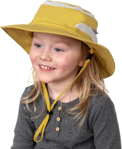 Miniatura 7 de JAN & JUL Gorro de jaspe junior para niños, algodón UPF 50+, talla ajustable