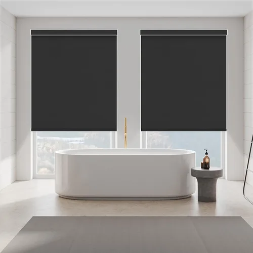 Miniatura 28 de Persiana Motorizada, Compatible con Homekit Thread-Enabled, Persianas Inteligentes 100% Opacas con Control Remoto, Persiana Enrollable Eléctrica