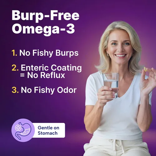 Miniatura 5 de InnovixLabs Suplemento Omega 3 de triple fuerza, aceite de pescado sin eructos para mujeres y hombres, 900 mg de EPA y DHA, apoyo para el cerebro