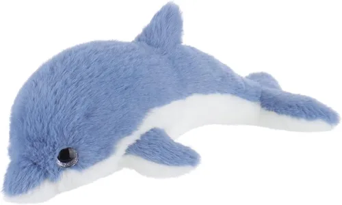 Miniatura 4 de Apricot Lamb Peluche de delfín azul oscuro para niños, juguetes de peluche suaves y lindos para bebés niñas y niños, 12 pulgadas