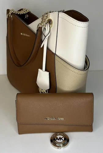 Miniatura 4 de Michael Kors Jet Set - bolsa de hombro para viaje con cadena grande cartera triple Michael Kors Jet Set