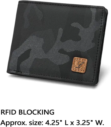 Miniatura 23 de Lanyani Carteras RFID Bifold Simple
