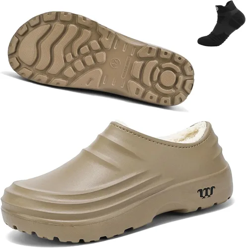 Miniatura 12 de Armadillo Shoes Zuecos para hombre y mujer, zapatos de chef Armadillo, antideslizantes, cómodos para invierno