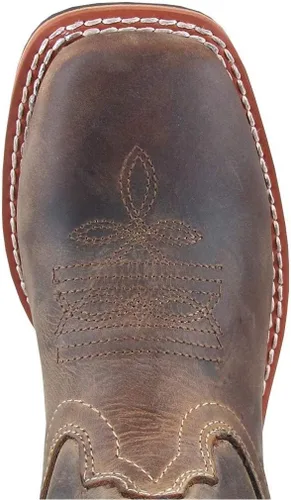 Miniatura 2 de Smoky - Botas de vaquero para niños, diseño de caballos, color marrón