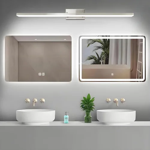 Miniatura 3 de Lámpara LED de tocador de baño de 36 pulgadas, níquel cepillado Dimmable 36W 3000K Warm White, Over Mirror Light Fixture, Modern Wall Sconce for