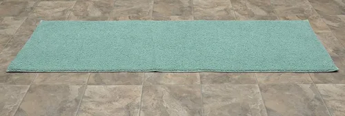 Miniatura 2 de Garland Rug Queen Cotton Sea Foam de 22 x 60 pulgadas ultra suave, afelpada, altamente absorbente, lavable a máquina, toalla de suelo para ducha