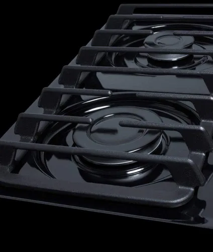 Miniatura 5 de Summit TTL053S - Placa de cocina a gas de 4 quemadores de 30 pulgadas, color negro