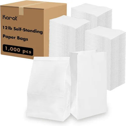 Miniatura 10 de Karat 2lb Paper Lunch Bags - Kraft, 2,000 Count - Versatile Paper Bags for Small Business, Snacks, Popcorns or Party Favor - Sturdy, Self-Standing