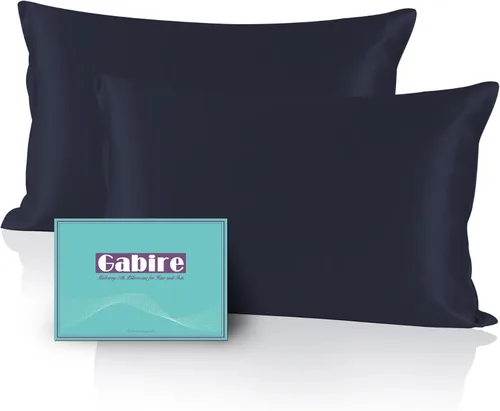 Miniatura 33 de Gabire Funda de almohada de seda de morera para cabello y piel, evita el acné, fundas de almohada de seda real de ambos lados, funda de almohada