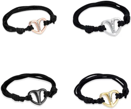 Miniatura 5 de Pulsera de cremación de corazón para cenizas, pulsera de urna conmemorativa ajustable para cenizas de un ser querido joyería de cremación