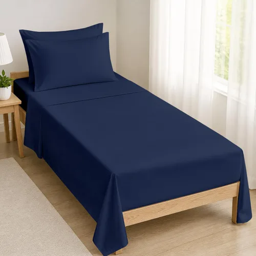 Miniatura 12 de Mattress-Homes Juego de sábanas de tamaño matrimonial XL, ropa de cama de 4 piezas, microfibra cepillada, sábanas extra suaves, refrescantes