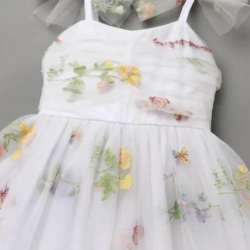 Miniatura 221 de IMEKIS Vestido de princesa de cumpleaños para niña pequeña, confeti brillante, bohemio, arco iris, pastel, sesión de fotos, traje para 1-6T